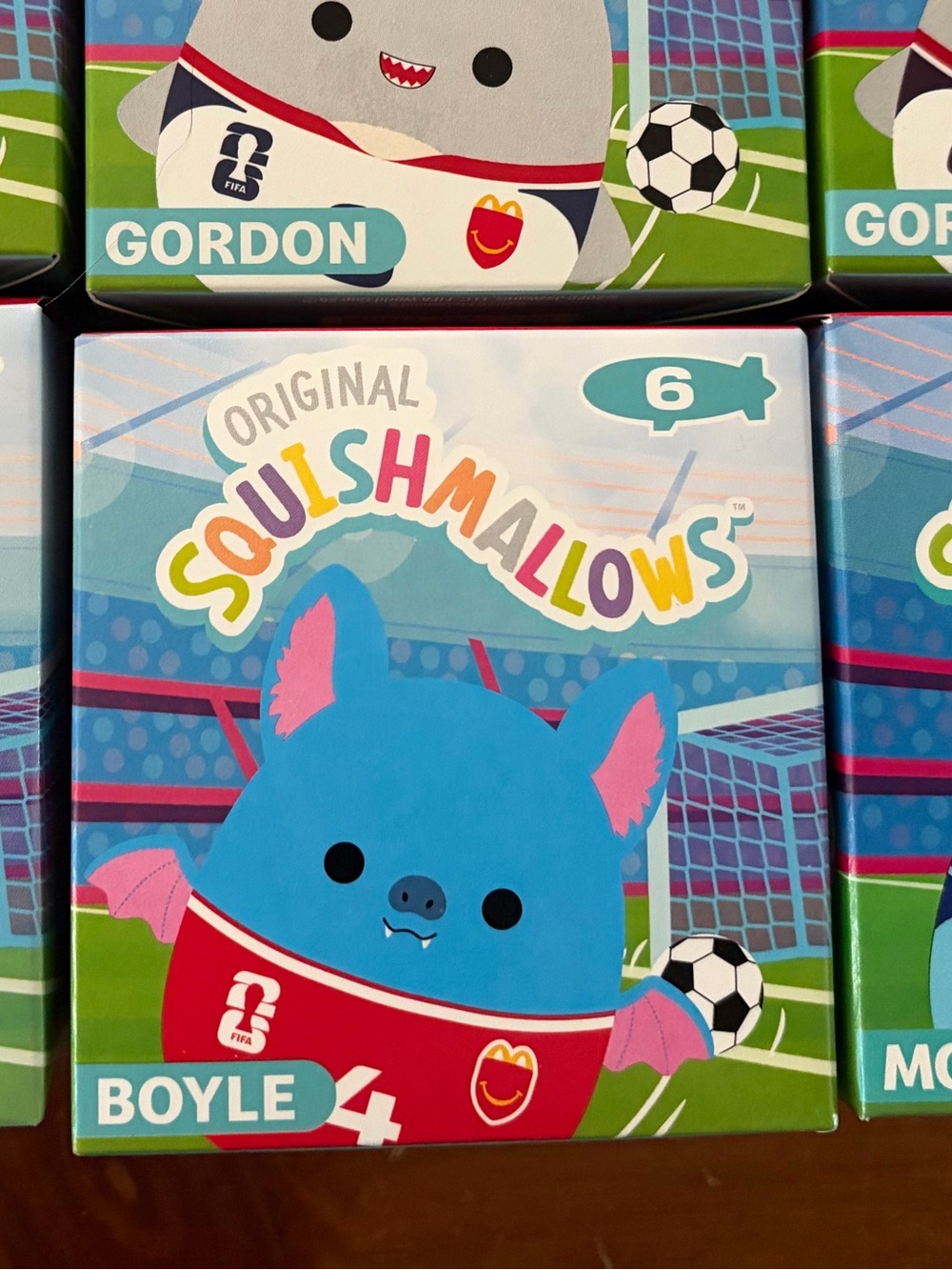 McDonald’s Happy Meal Squishmallows FIFA #6 Boyle